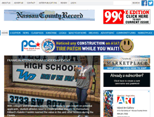 Tablet Screenshot of nassaucountyrecord.com